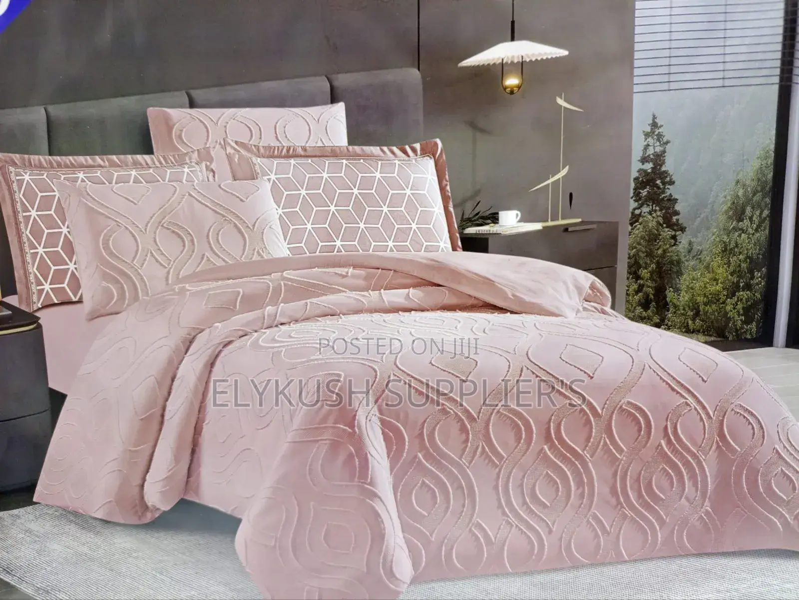 6pc Tufted Duvet Cover