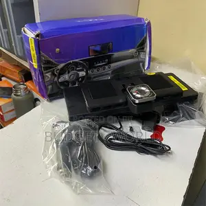 Dash‐Top Box – Wireless Carplay Android Auto + Dual Dash Camera