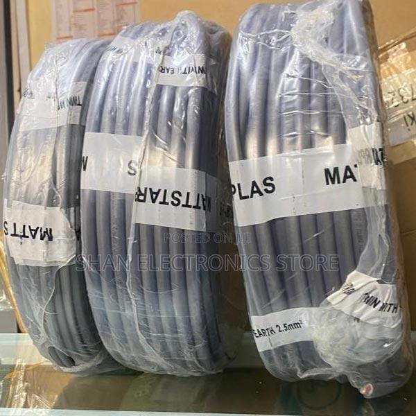 90 Meters Electric Wire 2core 1.0mm2 in Grey Twin Flat Cable - main view