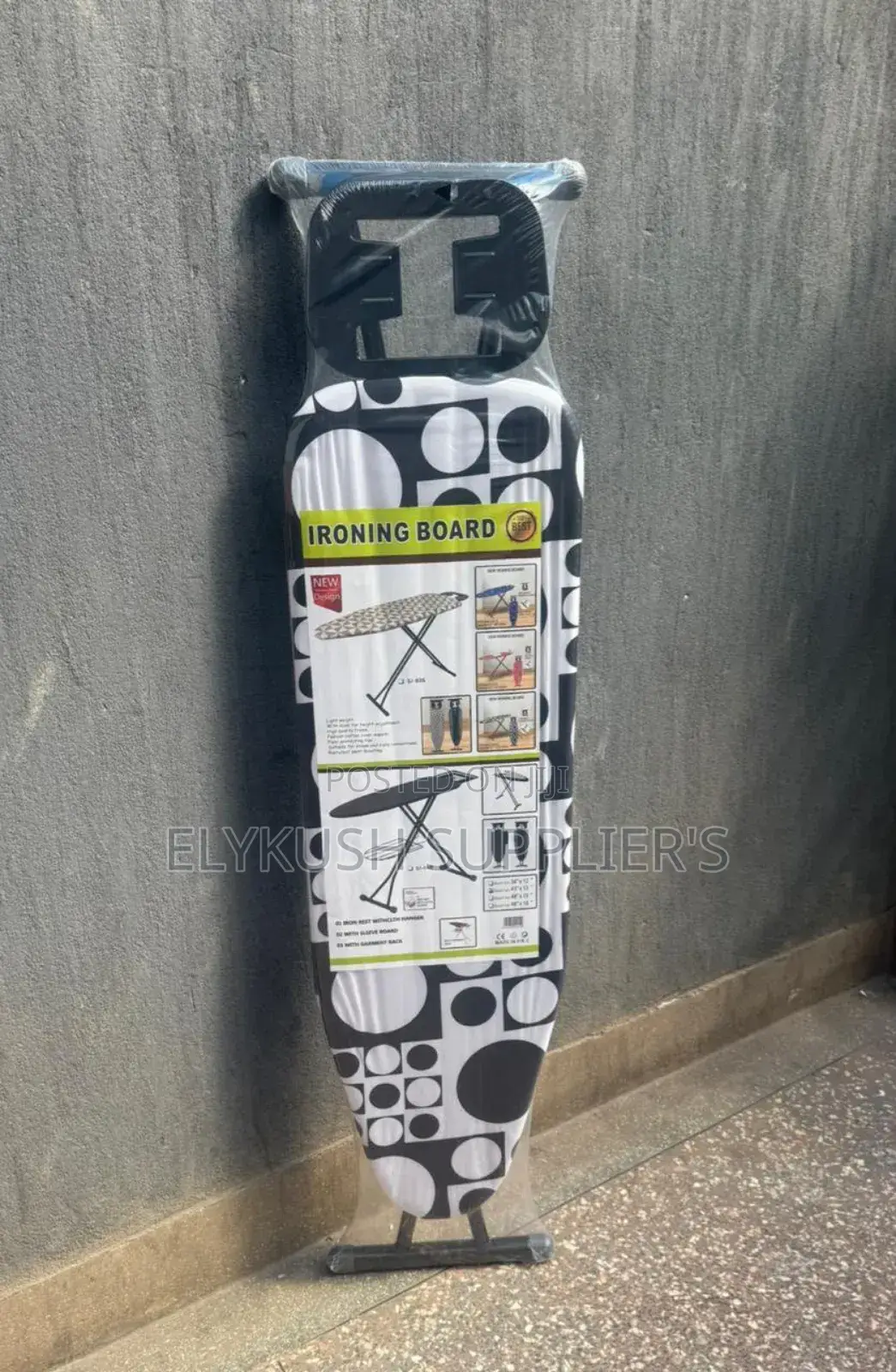 Metallic 110cm*33cm*74cm
 Adjustable 
 Portable 
 Foldable
Price