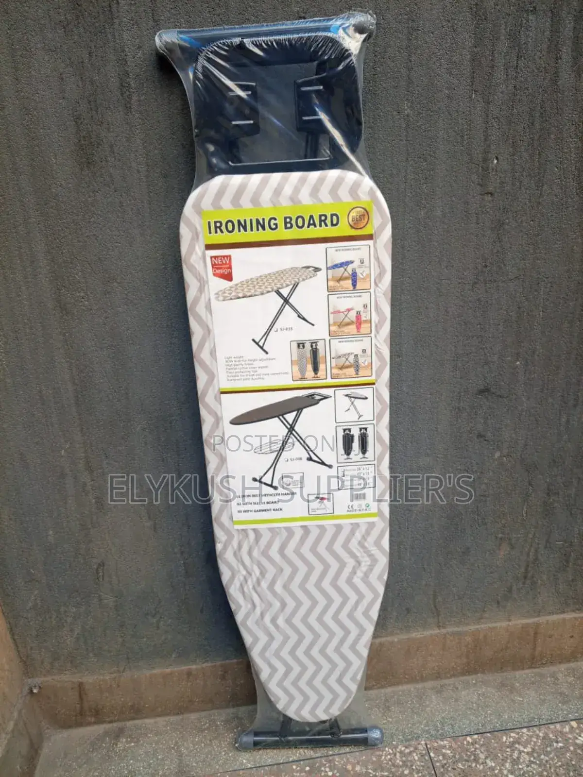 Metallic 110cm*33cm*74cm
 Adjustable 
 Portable 
 Foldable
Price