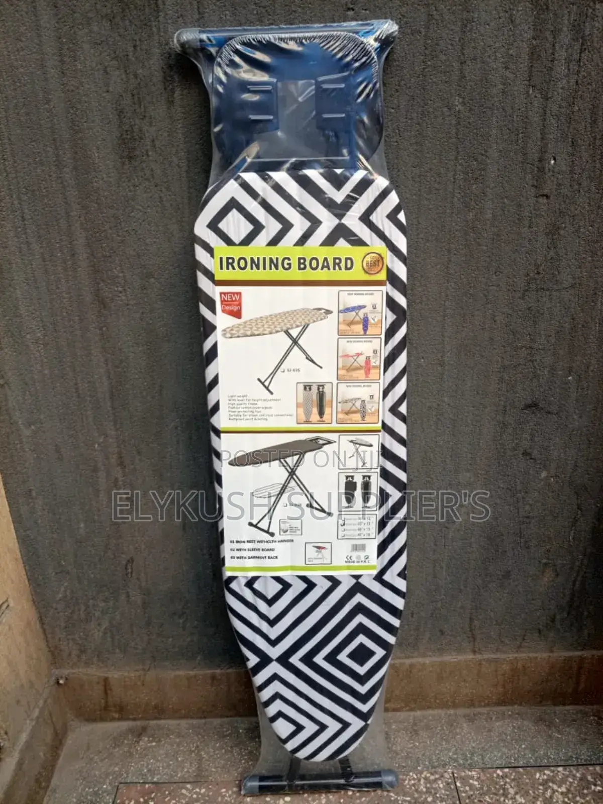 Metallic 110cm*33cm*74cm
 Adjustable 
 Portable 
 Foldable
Price