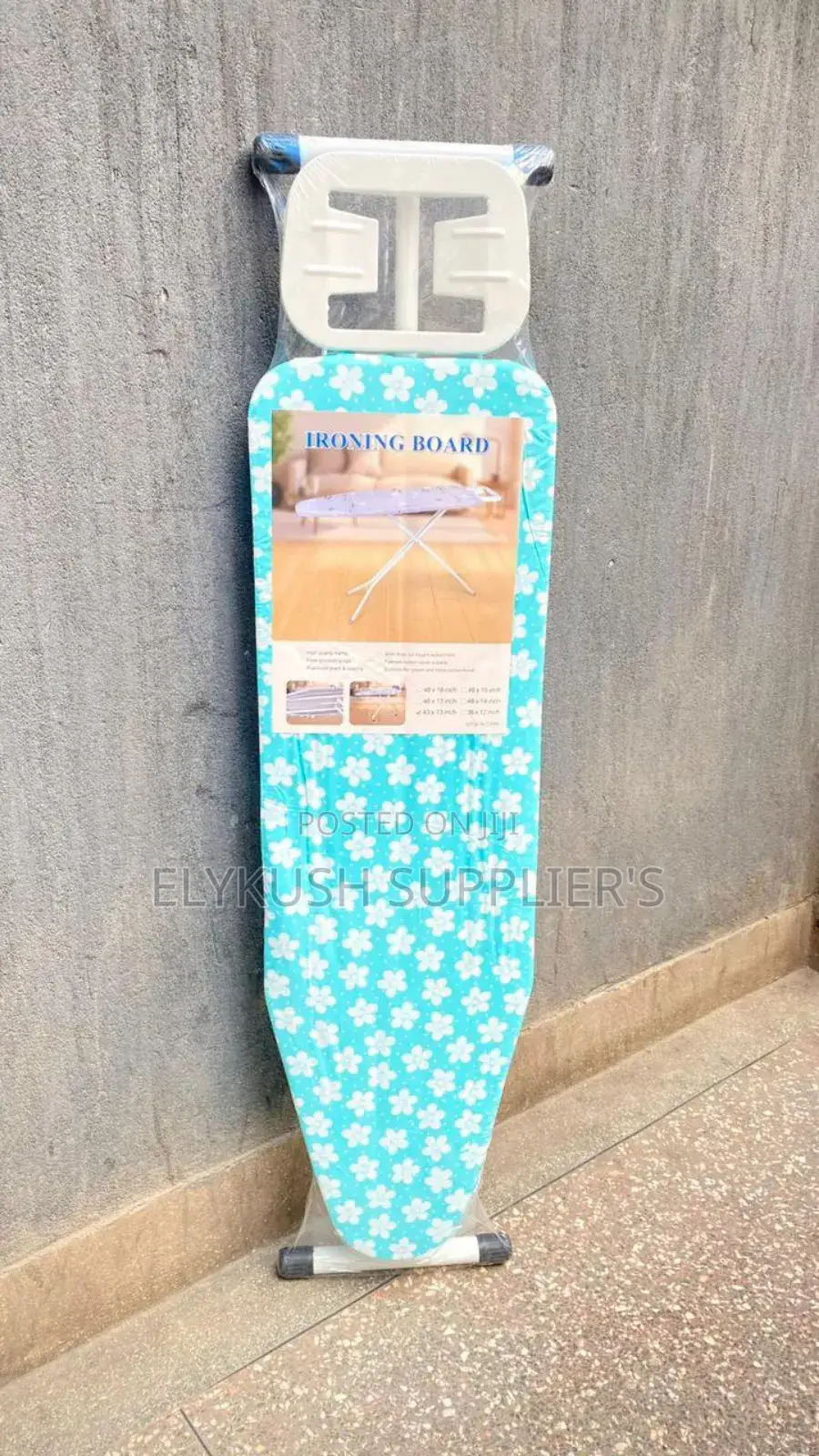Metallic 110cm*33cm*74cm
 Adjustable 
 Portable 
 Foldable
Price