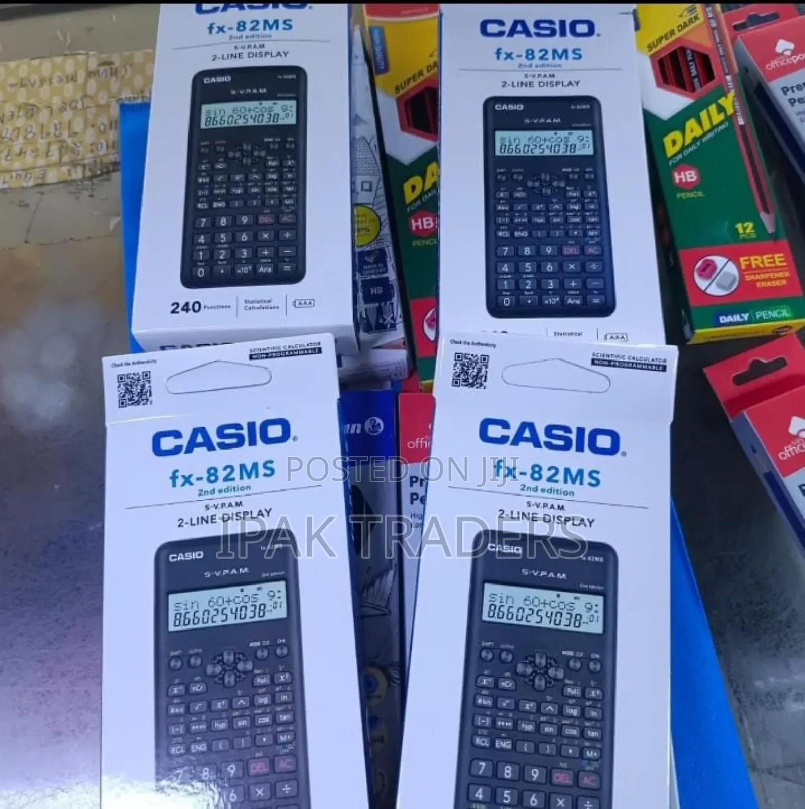 Casio School Scientific Calculators Fx-82ms