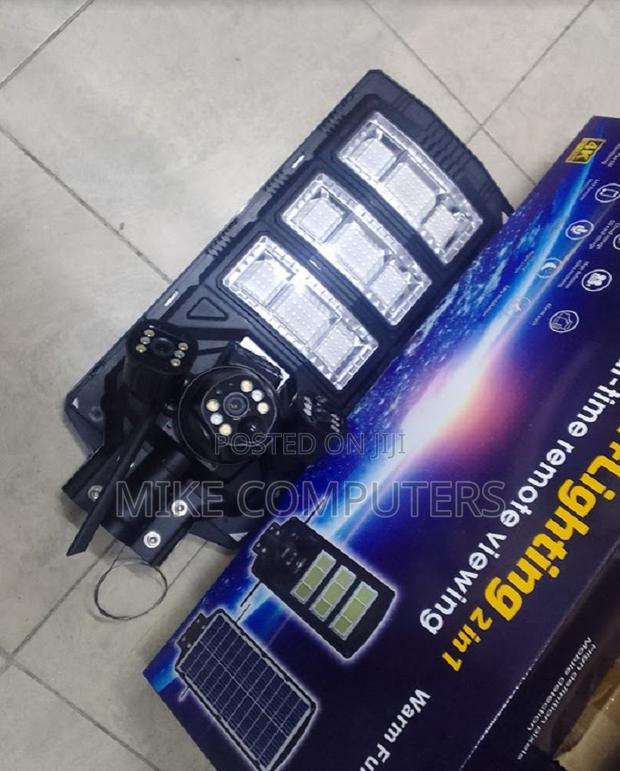 Triple Len's CCTV Outdoor PTZ Solar Camera Ai Solar Light - main view