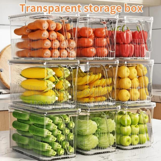 5l Acrylic Fridge Storage Containers/Fruits Vegetables Containers