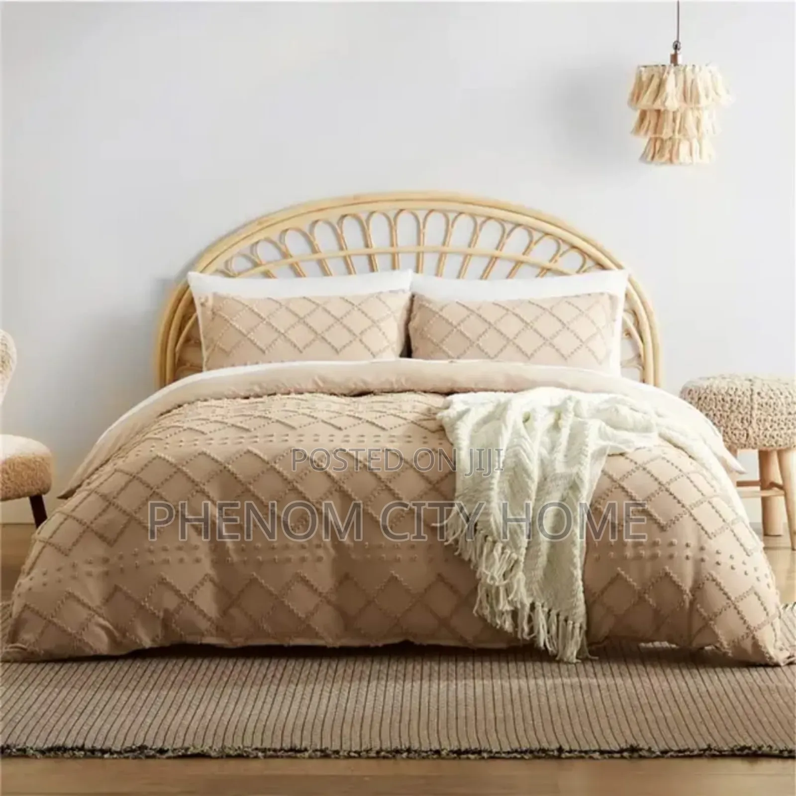 Quilt Burnt Orange Duvet Cover Set