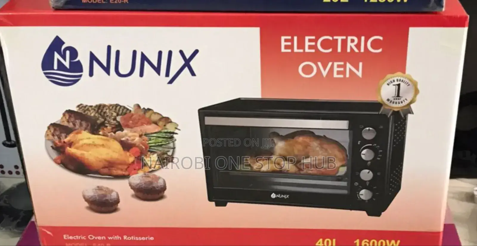 Nunix 20l Multifunction Oven
