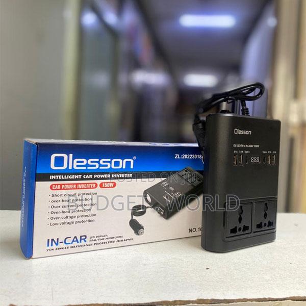 High Conversion Efficiency 150w Socket 2type-C+2usb Car Charger - main view