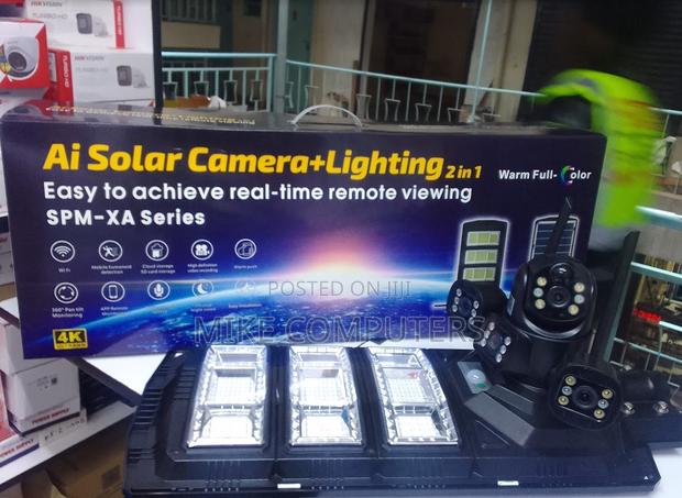 6mp Solar Powered Triple Lens Solar Powered 4g Camera