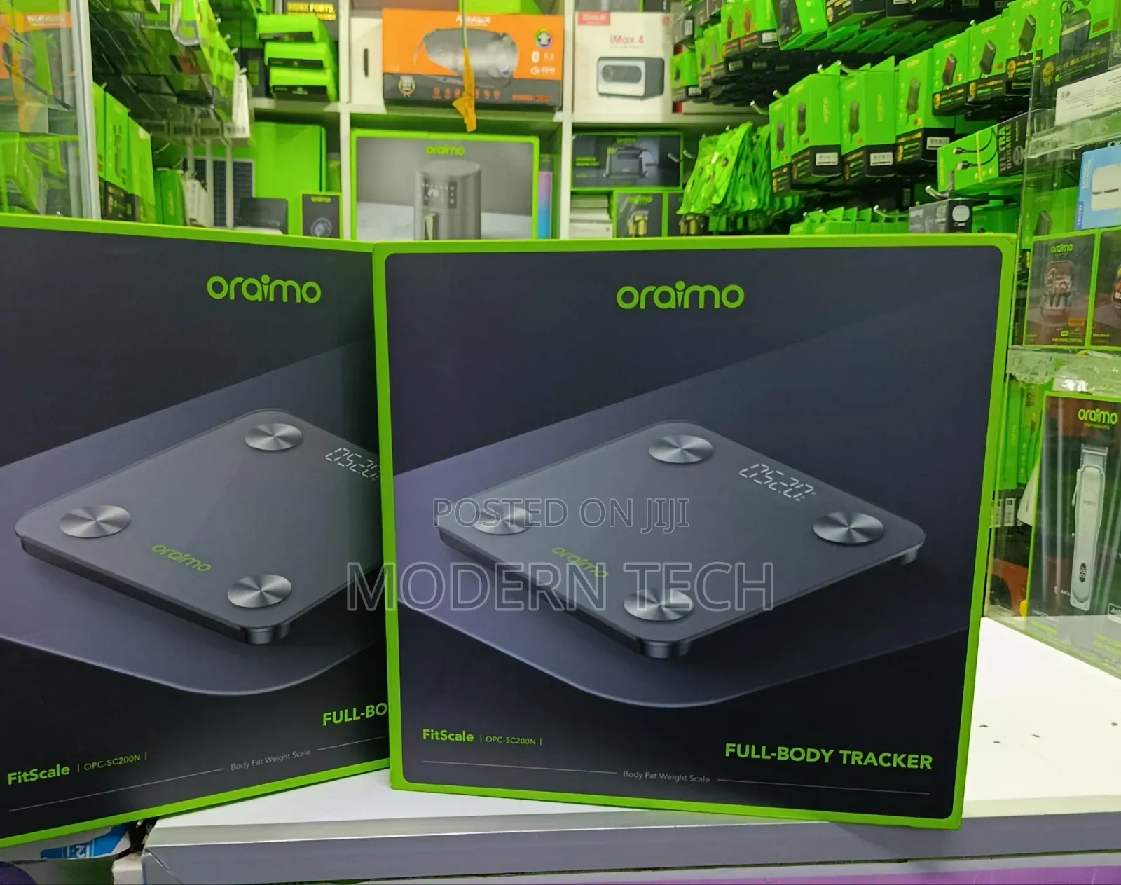 Oraimo Smart Scale 18 Key Fitness Metrics Body Fat Weight Scale