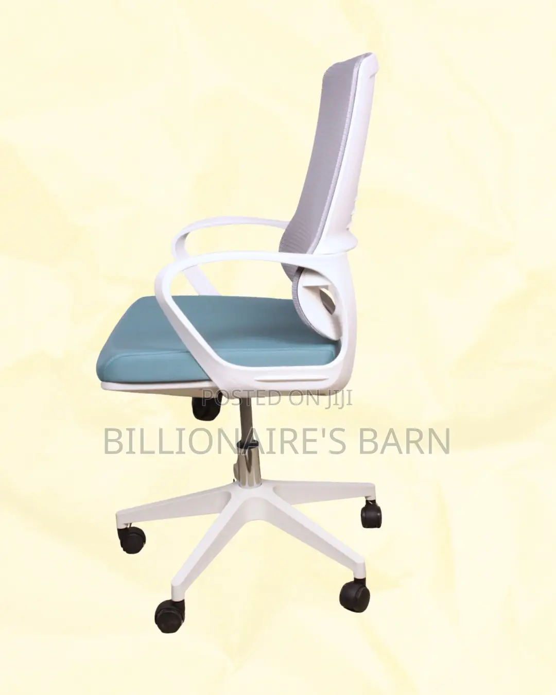 White Ergonomic Mesh Office Chair (Breathable) — Hot Deal