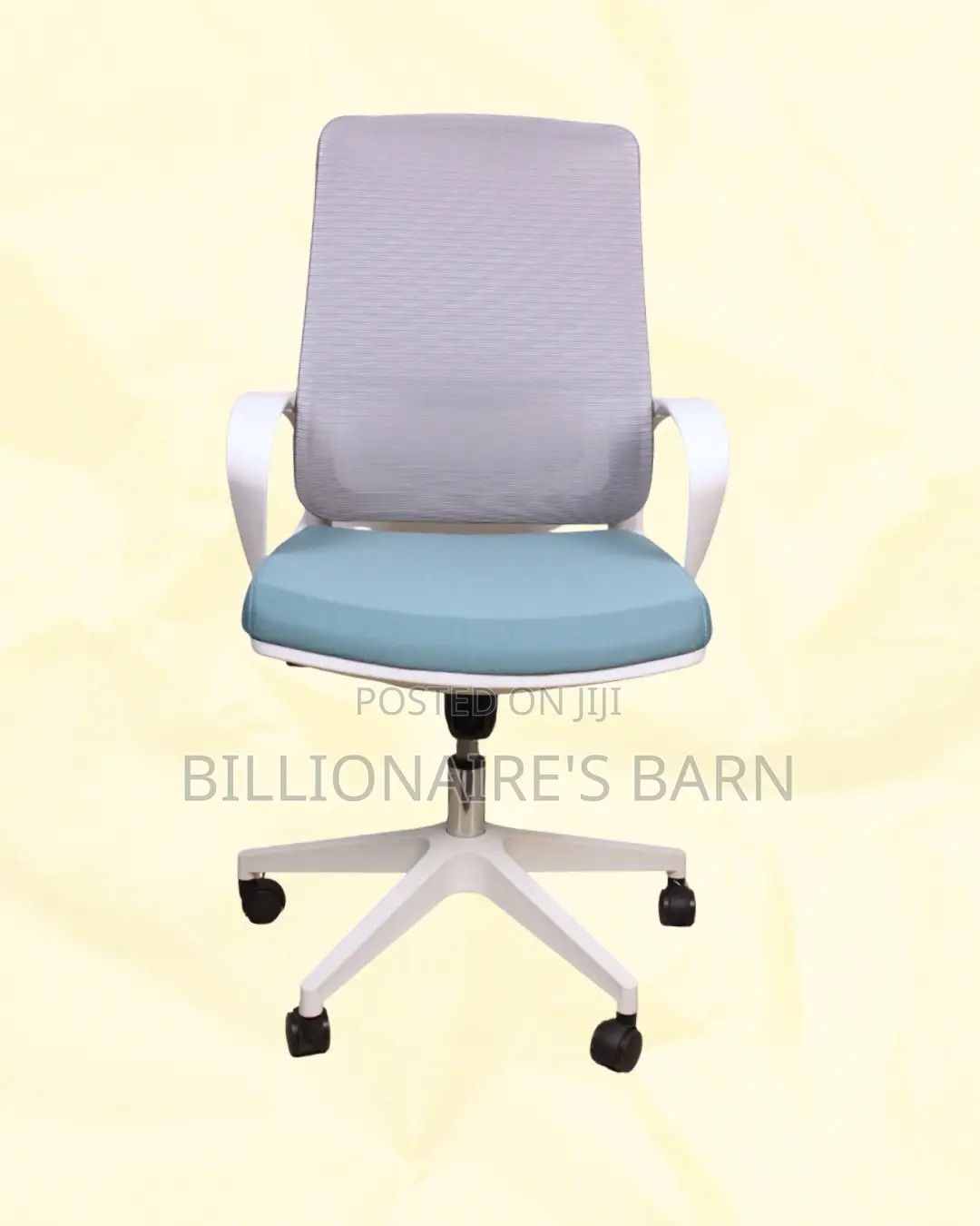 White Ergonomic Mesh Office Chair (Breathable) — Hot Deal