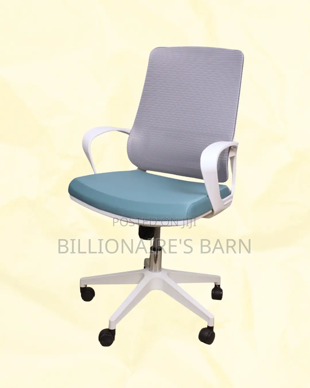 White Ergonomic Mesh Office Chair (Breathable) — Hot Deal