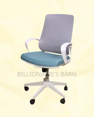 White Ergonomic Mesh Office Chair (Breathable) — Hot Deal