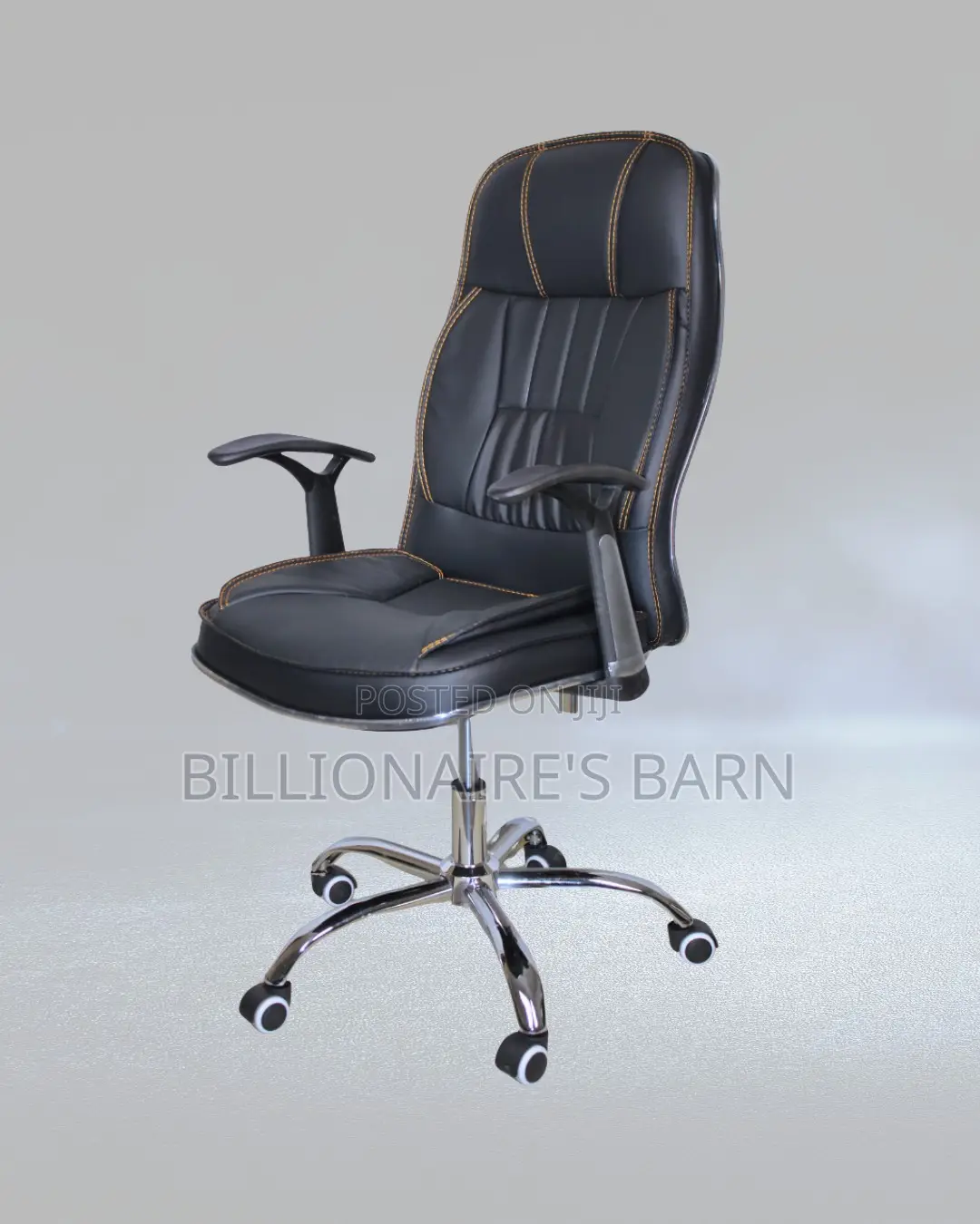 Executive Leather Office Chair (Heavy-Duty) — Hot Deal