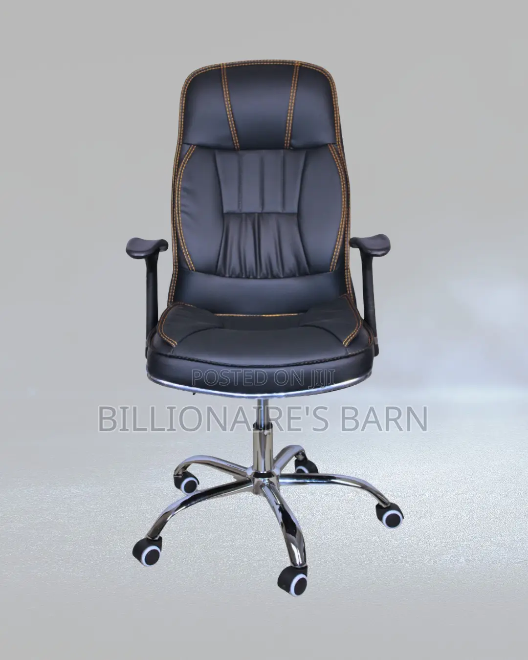 Executive Leather Office Chair (Heavy-Duty) — Hot Deal