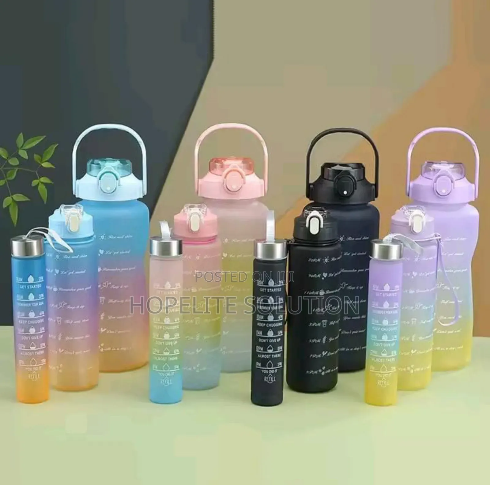 3in1 Motivation Water Bottle