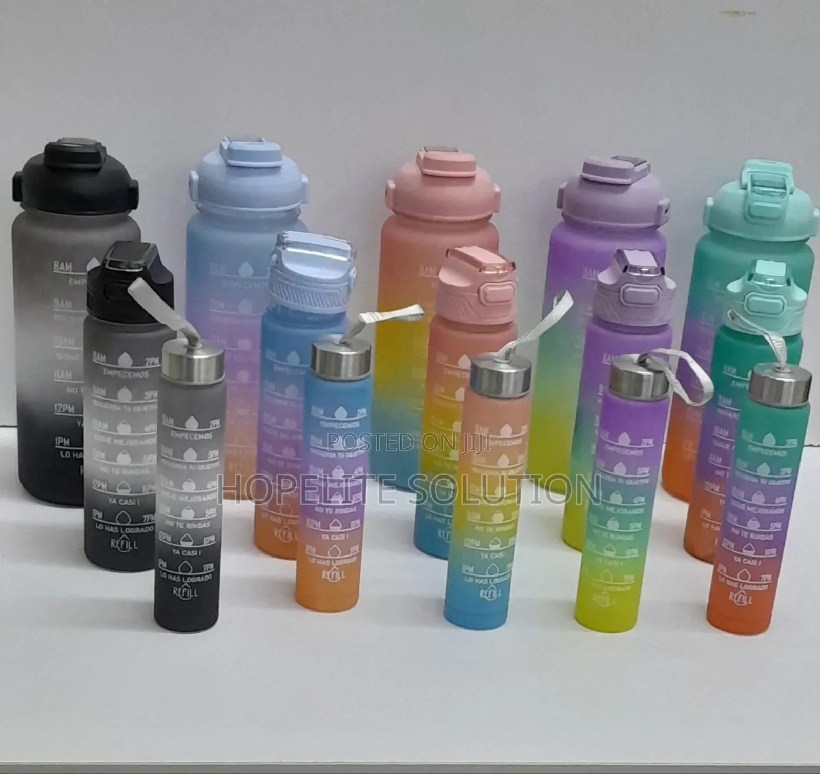 3in1 Motivation Water Bottle