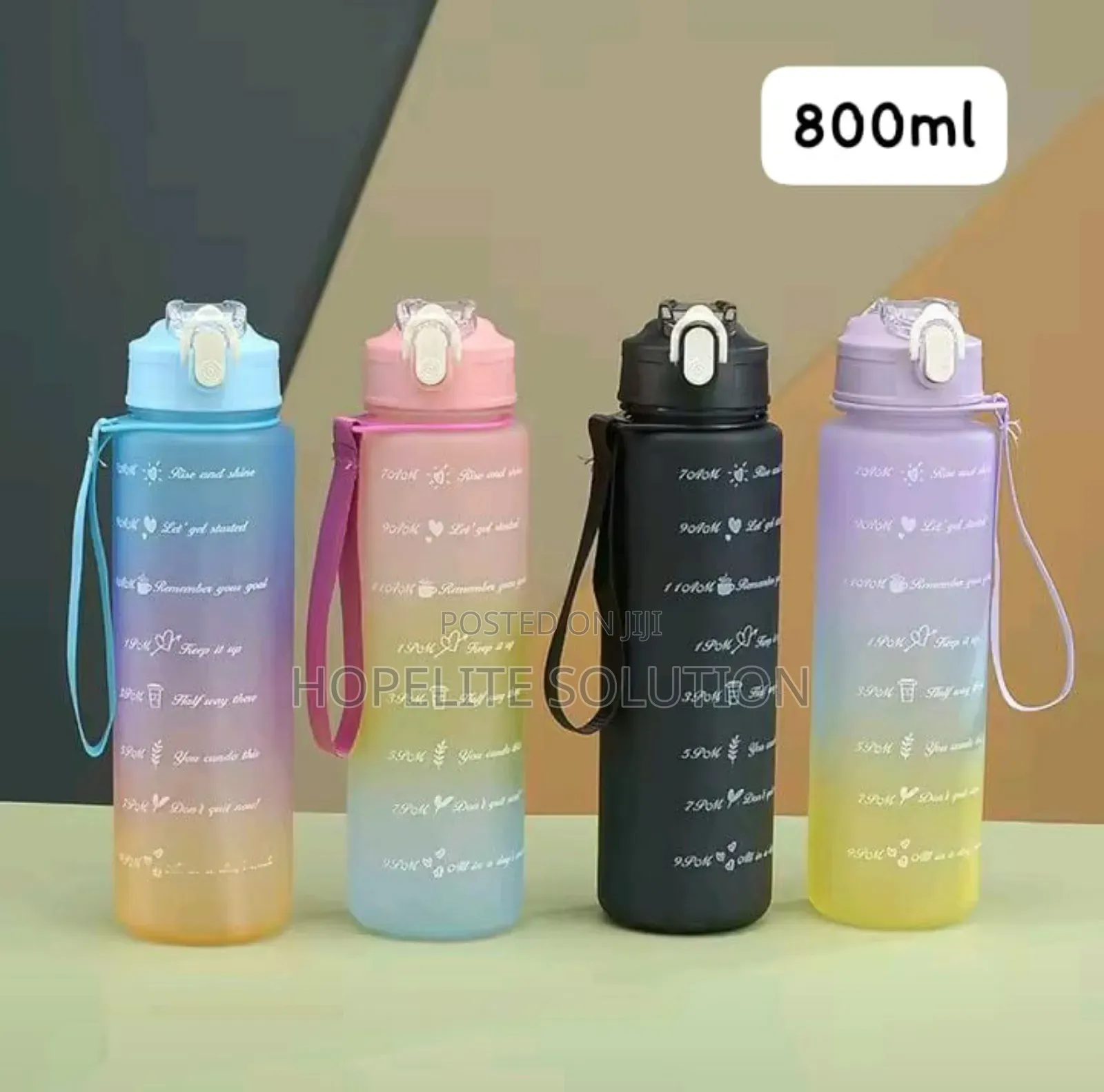 3in1 Motivation Water Bottle