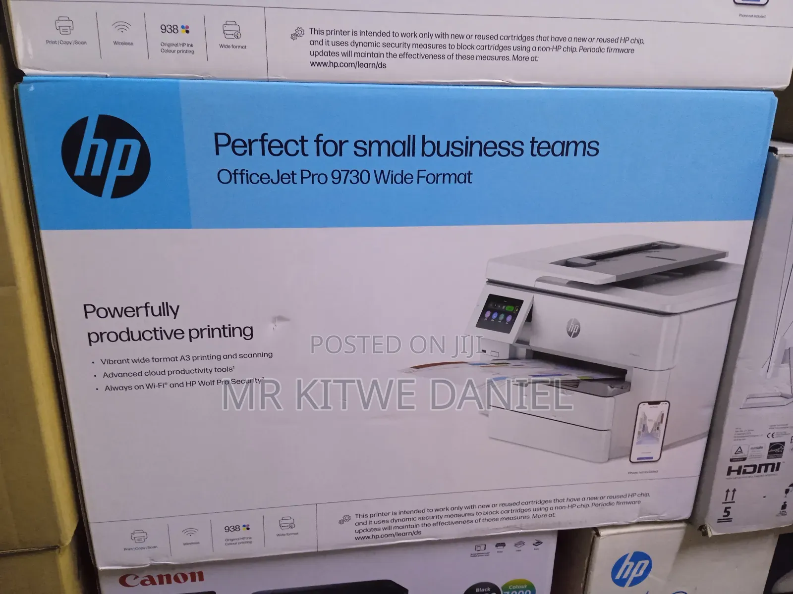 Hp Officejet Pro 9730 A3 Wide Format Printer