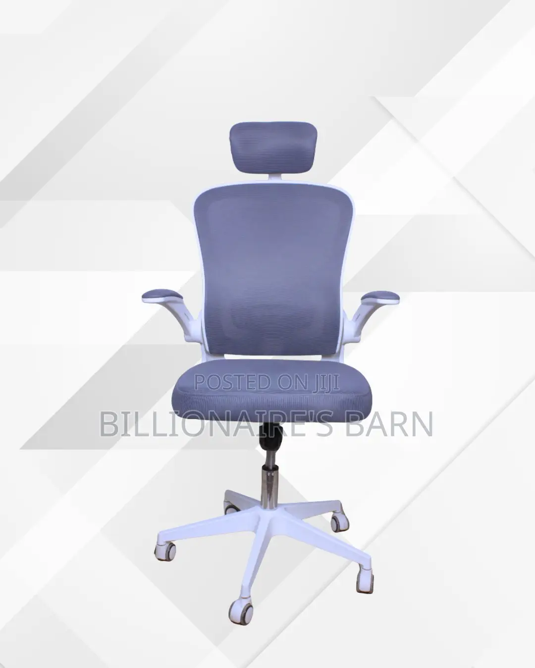 Ergonomic White Ergonomic Office Chair — Boosts Posture Focus