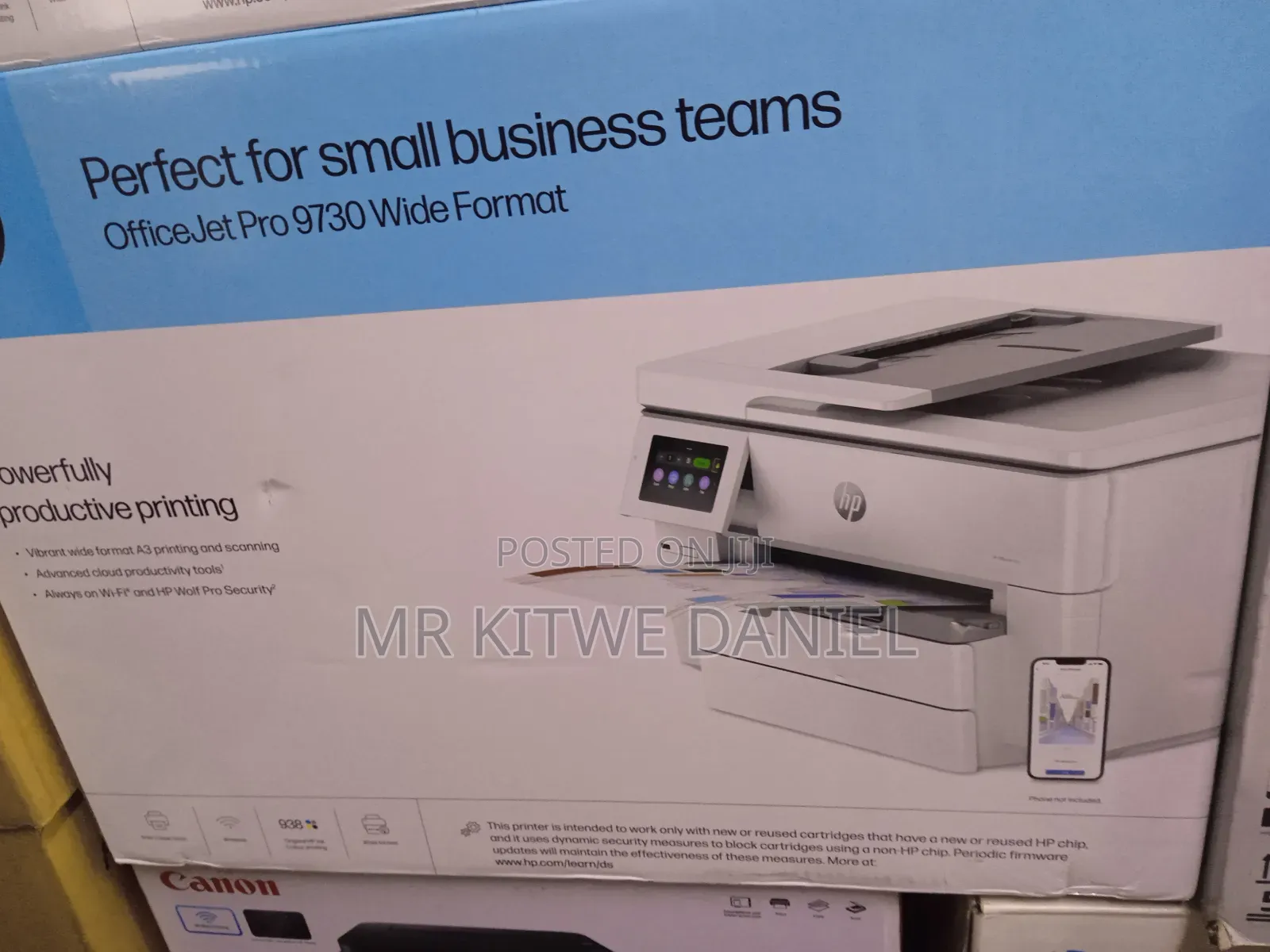 Hp Officejet Pro 9730 A3 Wide Format Printer