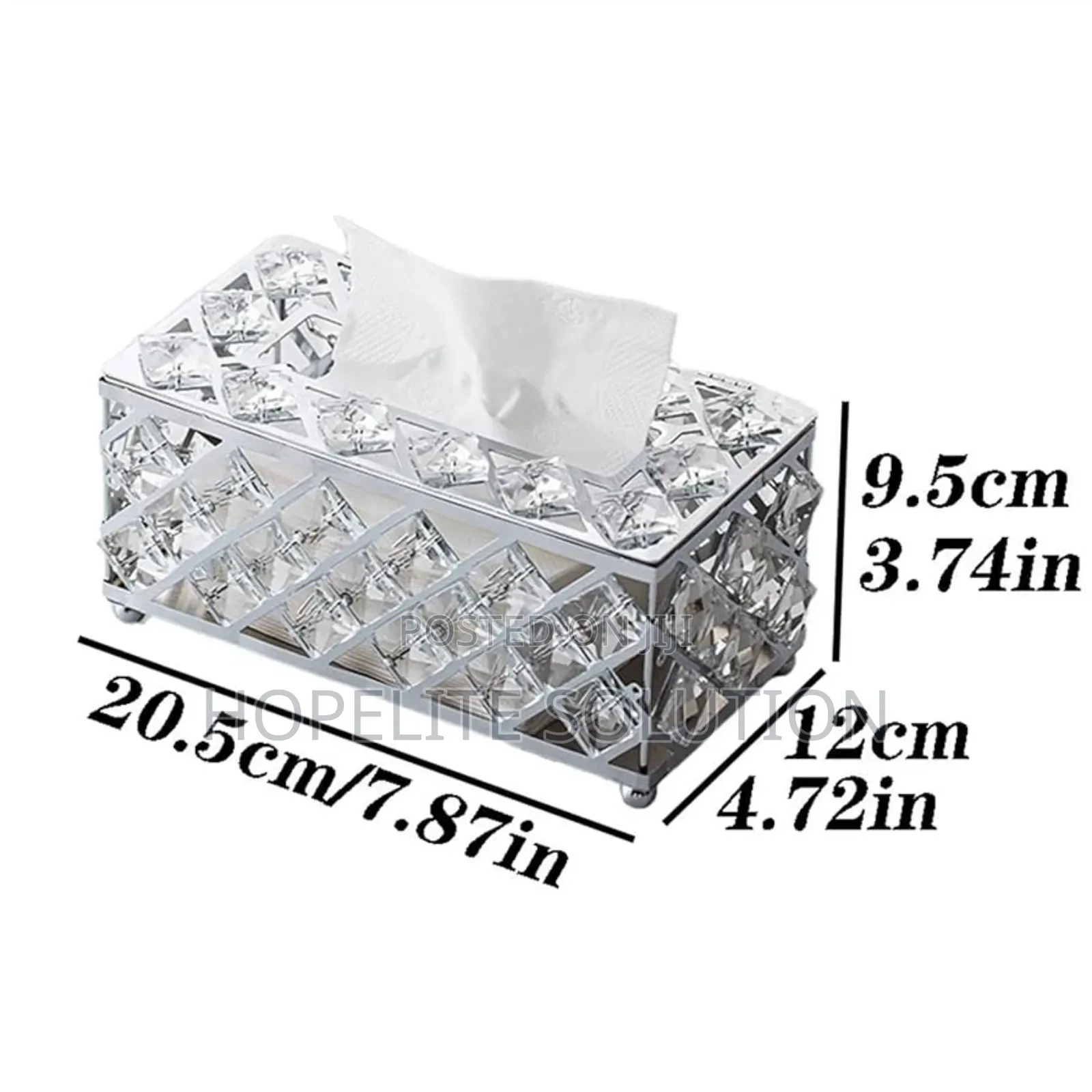 High Quality Crystal Sparkling Serviette Holder
