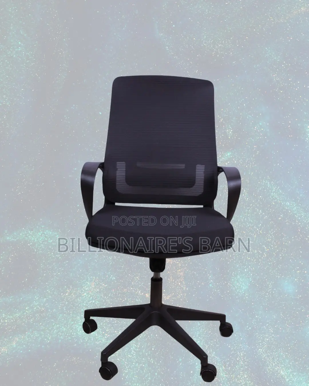 Black Ergonomic Mesh Office Chair (Sleek) — Only a Few Left