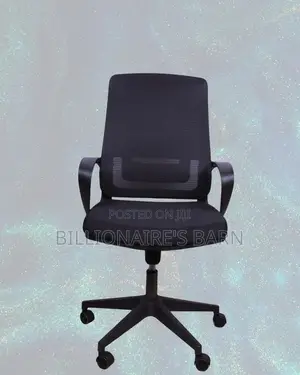 Black Ergonomic Mesh Office Chair (Sleek) — Only a Few Left