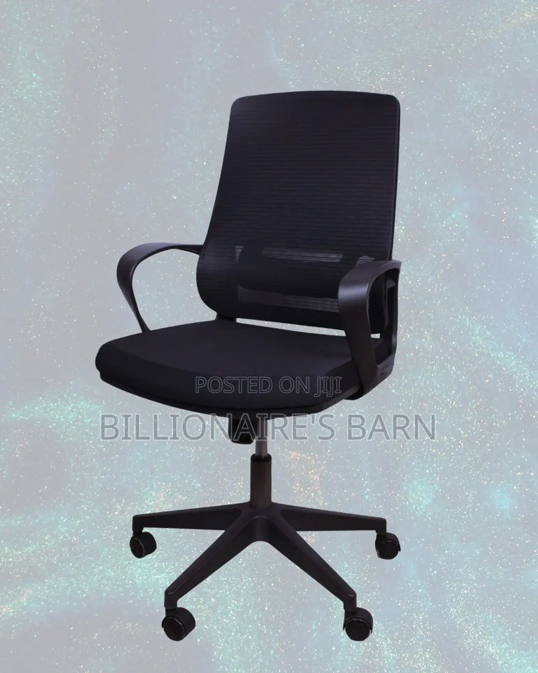 Black Ergonomic Mesh Office Chair (Sleek) — Only a Few Left