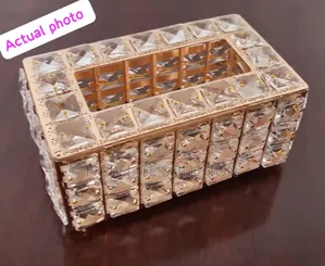 High Quality Crystal Sparkling Serviette Holder