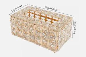 High Quality Crystal Sparkling Serviette Holder