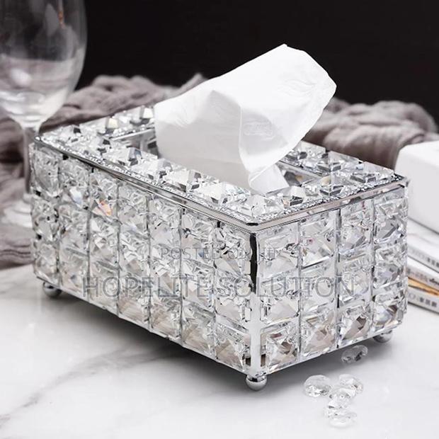 High Quality Crystal Sparkling Serviette Holder - thumbnail 5