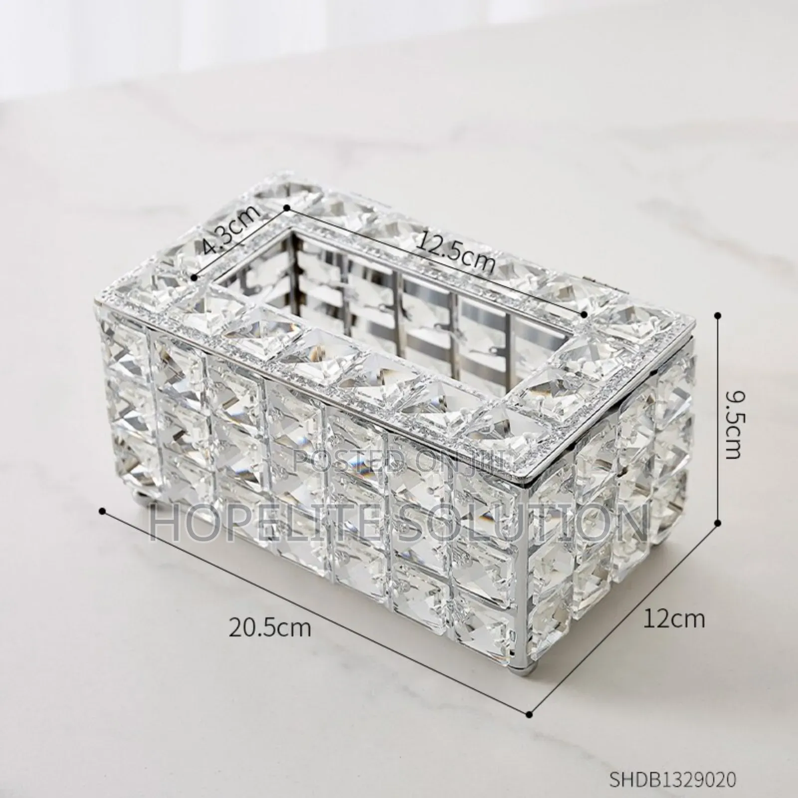High Quality Crystal Sparkling Serviette Holder