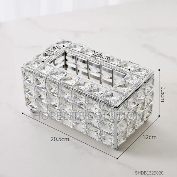 High Quality Crystal Sparkling Serviette Holder - thumbnail 6