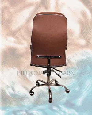 Adjustable Ergonomic Executive Leather Chair | Lumbar Support