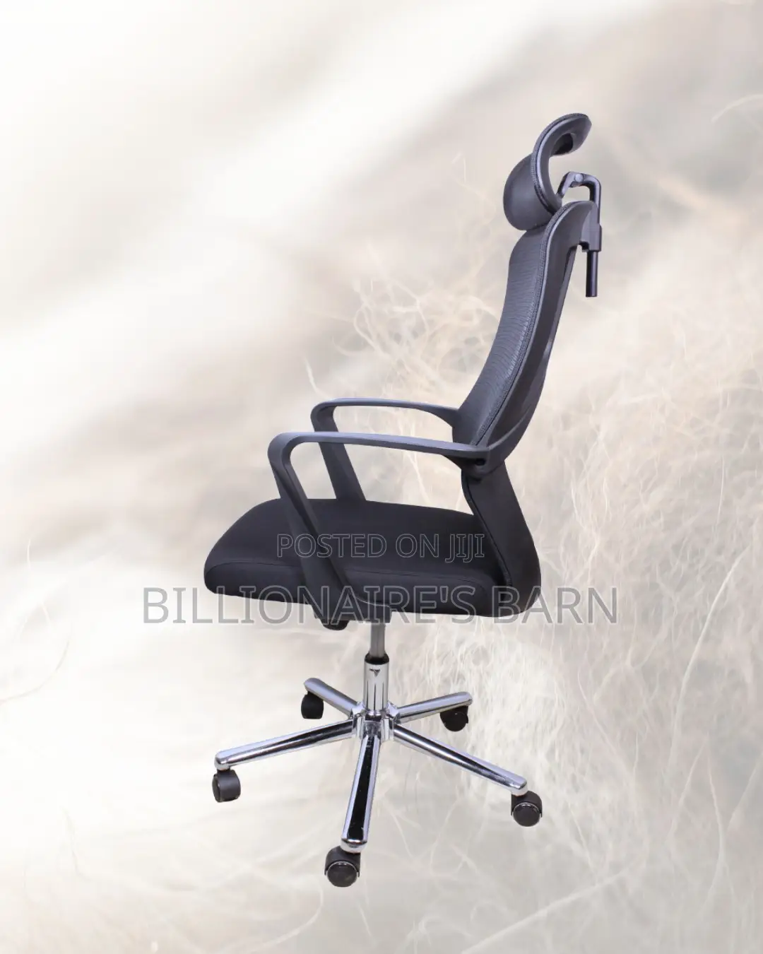 Quiet-Roll High Back Mesh Office Chair — Ideal for Long Zoom Sessions