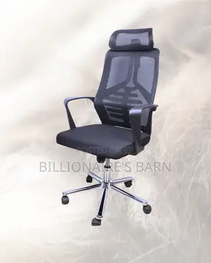Quiet-Roll High Back Mesh Office Chair — Ideal for Long Zoom Sessions