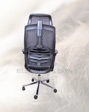 Quiet-Roll High Back Mesh Office Chair — Ideal for Long Zoom Sessions