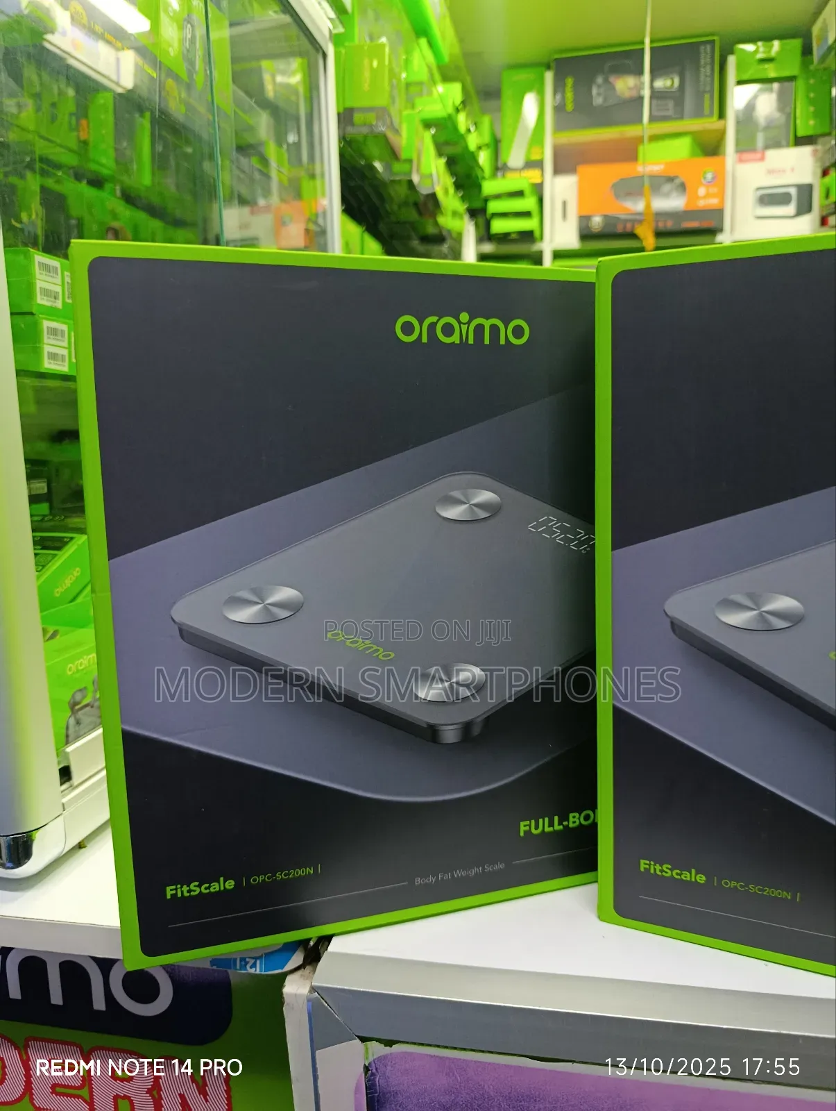 Original Oraimo Weighing Scale Full Body Fat Weight Scare