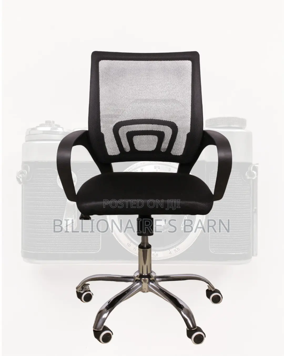 Secretarial Mesh Office Chair (Plush) — Fast Seller