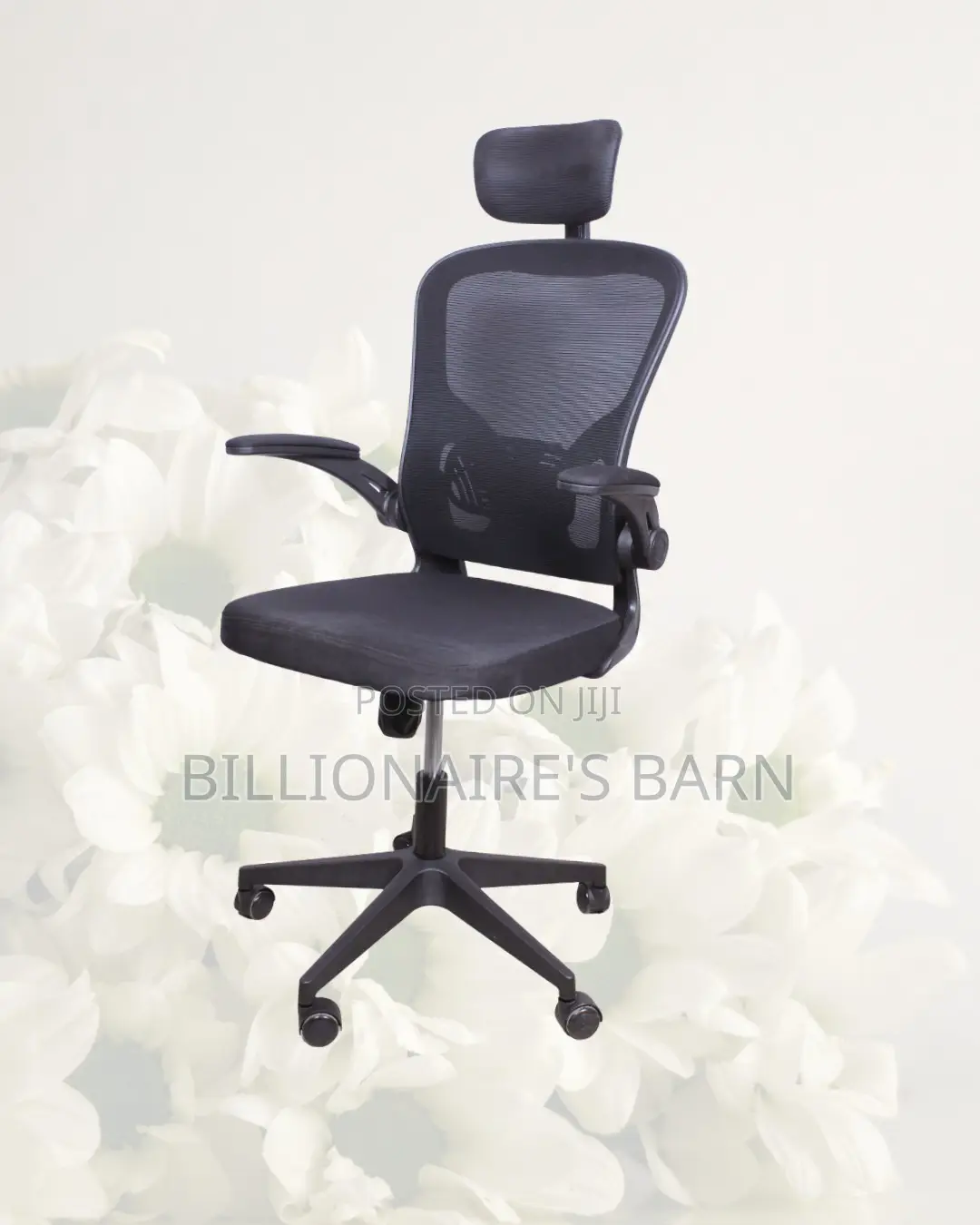 Grey Ergonomic Office Chair (Quiet-Roll) — Only a Few Left