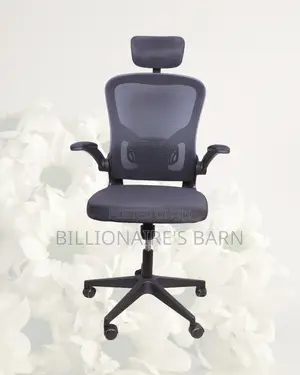 Grey Ergonomic Office Chair (Quiet-Roll) — Only a Few Left