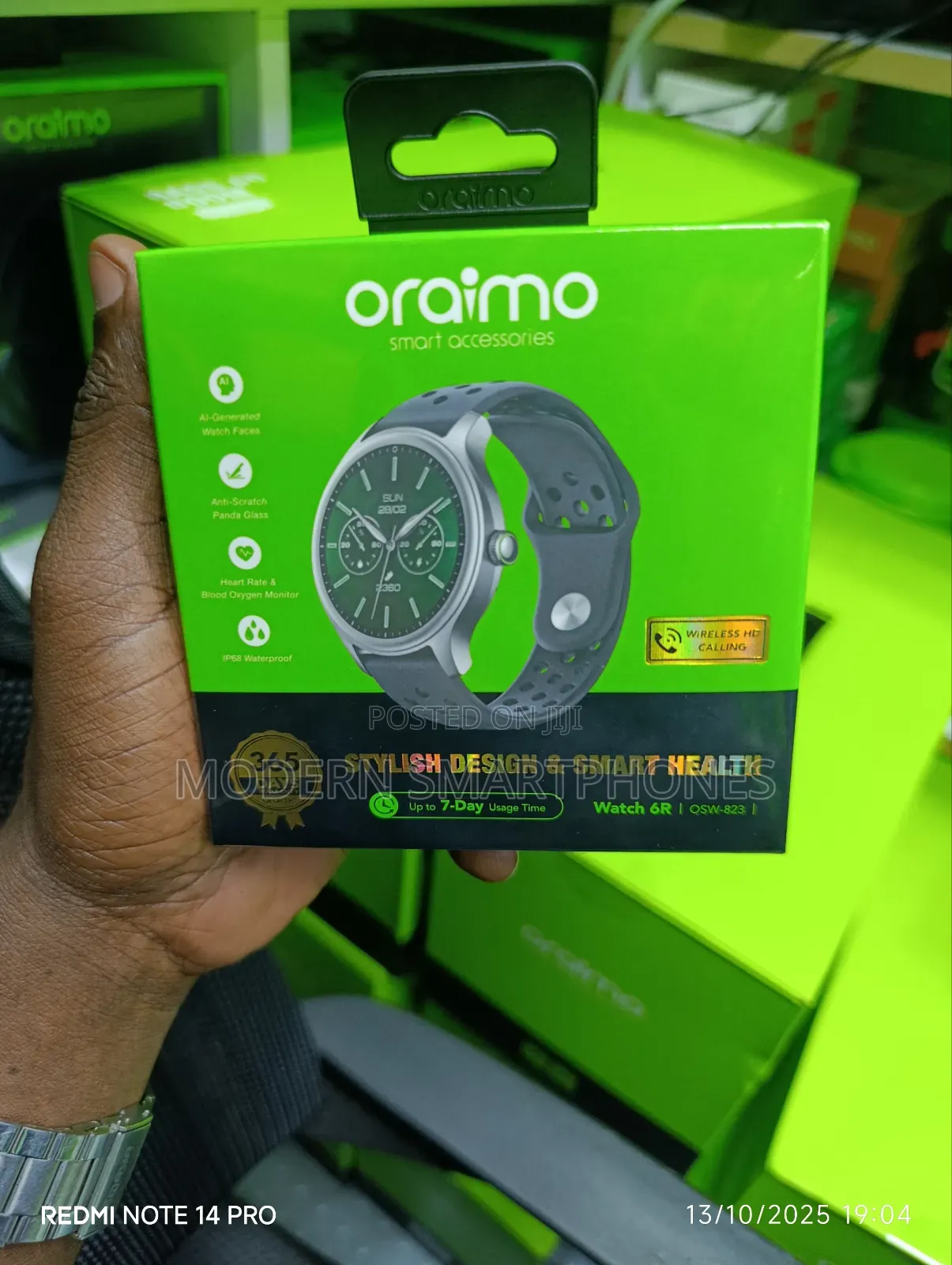 Original Oraimo Smart Watch With 1yr Warranty