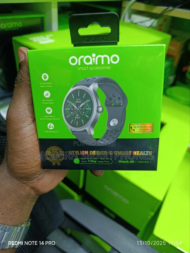 Original Oraimo Smart Watch With 1yr Warranty - thumbnail 3