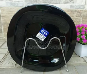 6pc Luminarc Square Black Plate/6pc Black Plate