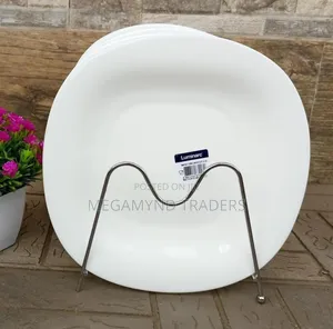 6pc Luminarc Plate 27cm/ Plain White Square Plate