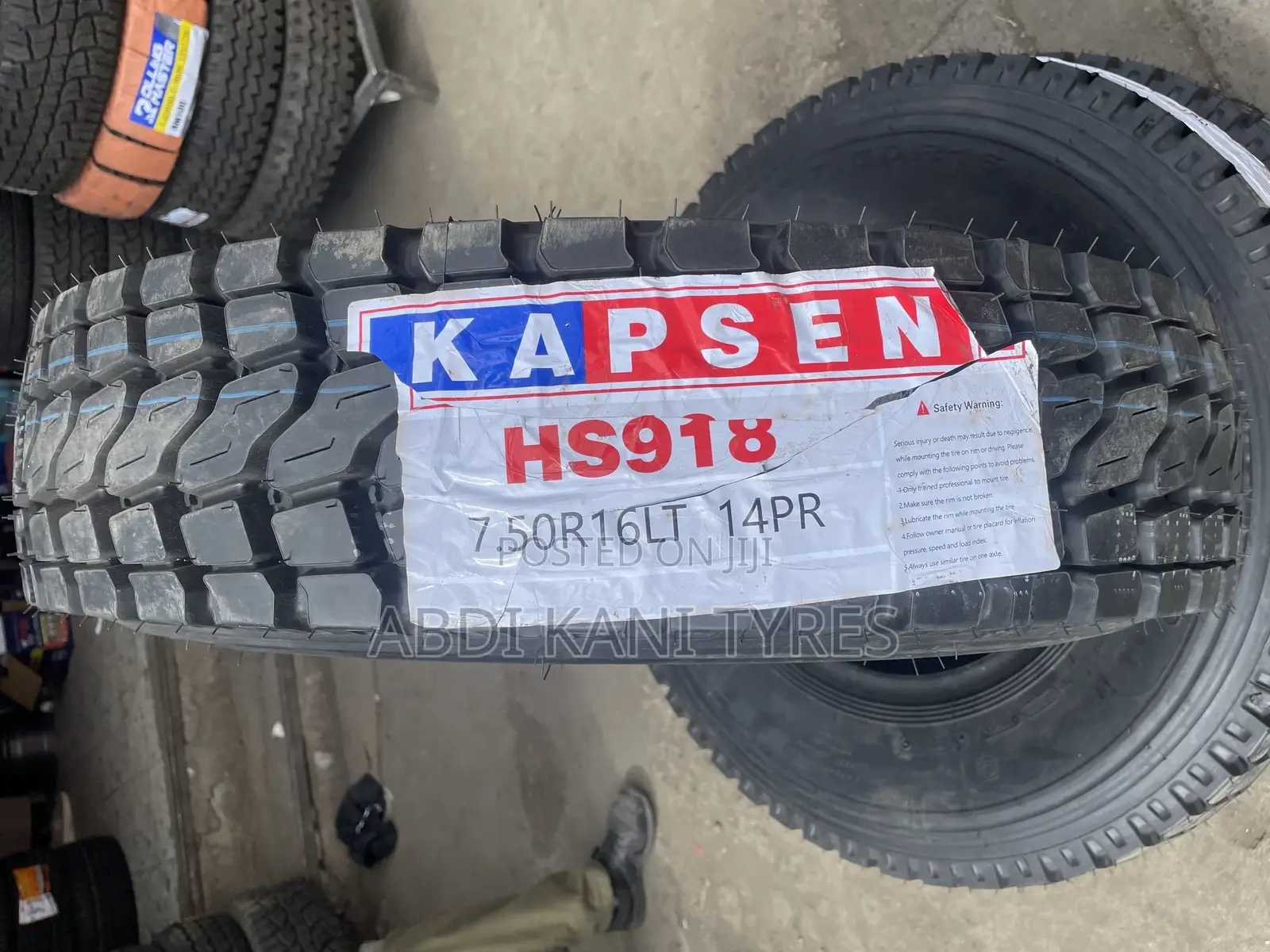 7.50r16 Kapsen Tyres (Lt)
