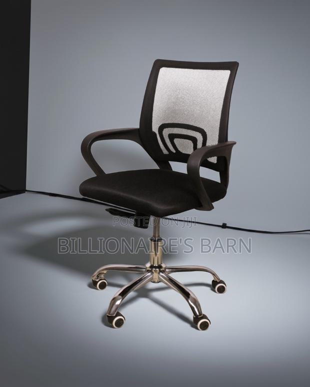 Secretarial Mesh Office Chair | Heavy-Duty Nylon Castors